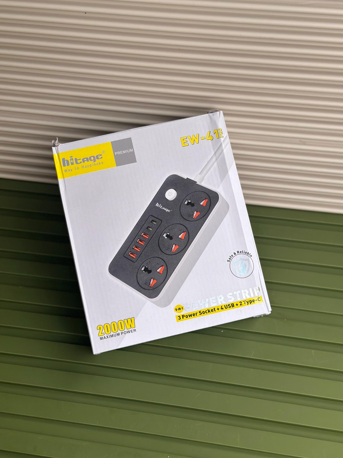 Hitage EW-41 Pro 9-in-1 Premium Power Strip